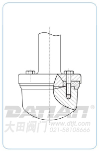 PF型軟密封單座調(diào)節(jié)閥閥瓣結(jié)構(gòu)